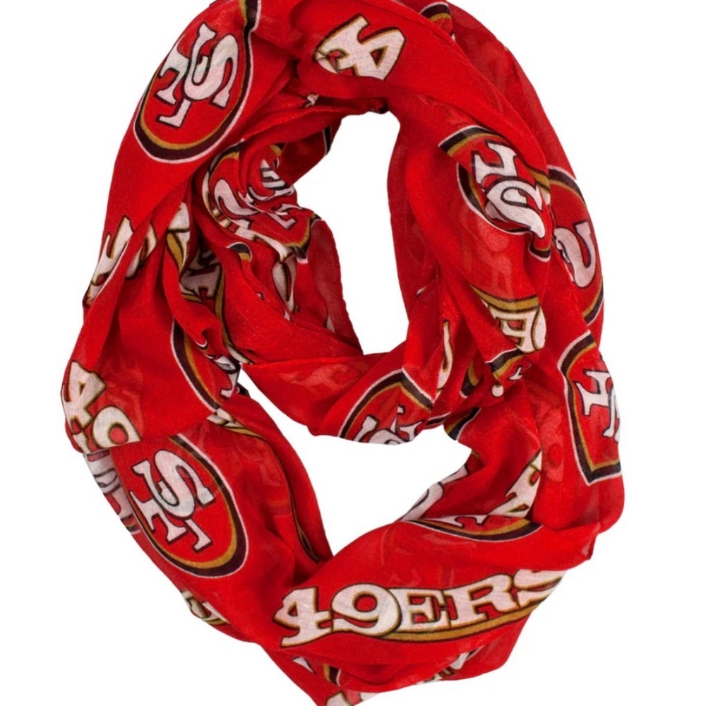 San Francisco 49ers Red Infinity Scarf